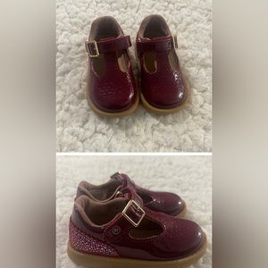 Stride rite burgundy 4.5 C toddler
